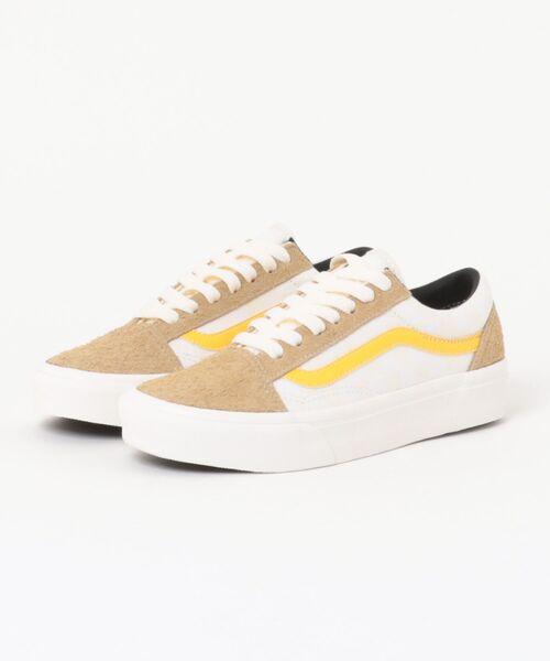 VANS(バンズ)の「VANS ヴァンズ OLD SKOOL オールドスクール V36CF CC BEIGE/DAISY(スニーカー・メンズ・ベージュ・4h/5/5h/6/6h/7/7h/8/8h/9/9h/10/10h/11/12)」の1枚目の写真
