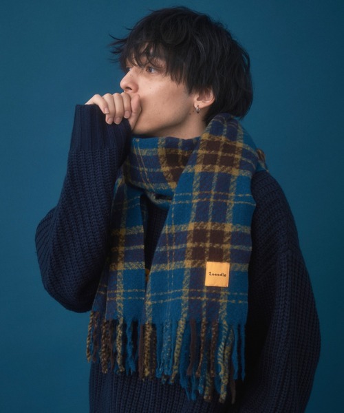 チェックスカーフ ミックスカラースカーフ [チェック] | COOVA ONLINE SHOP