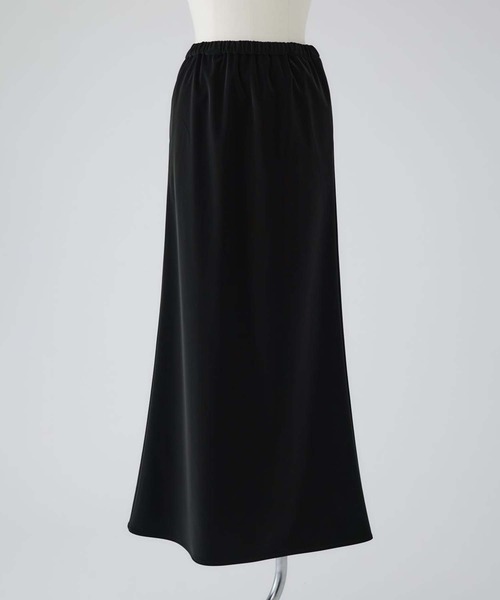 RIM.ARK（リムアーク）の「【RIM.ARK/リムアーク】Shimmer maxi SK/シマーマキシスカート（スカート・レディース・ブラック/ワイン・36/38）」の3枚目の写真