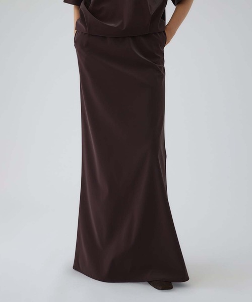 RIM.ARK（リムアーク）の「【RIM.ARK/リムアーク】Shimmer maxi SK/シマーマキシスカート（スカート・レディース・ブラック/ワイン・36/38）」の17枚目の写真