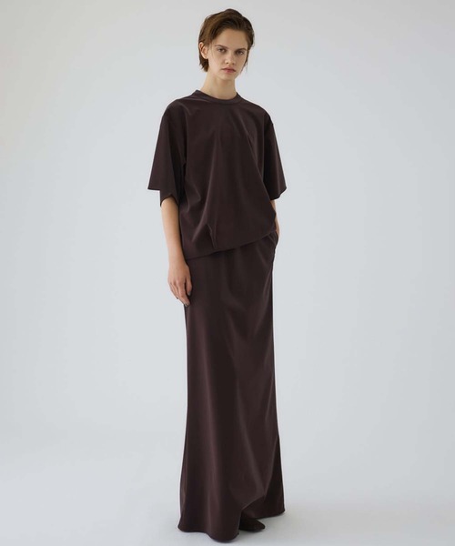 RIM.ARK（リムアーク）の「【RIM.ARK/リムアーク】Shimmer maxi SK/シマーマキシスカート（スカート・レディース・ブラック/ワイン・36/38）」の13枚目の写真