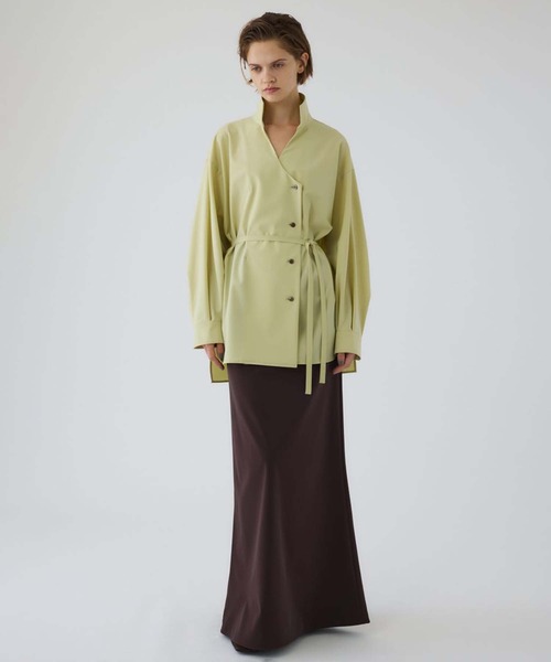 RIM.ARK（リムアーク）の「【RIM.ARK/リムアーク】Shimmer maxi SK/シマーマキシスカート（スカート・レディース・ブラック/ワイン・36/38）」の15枚目の写真