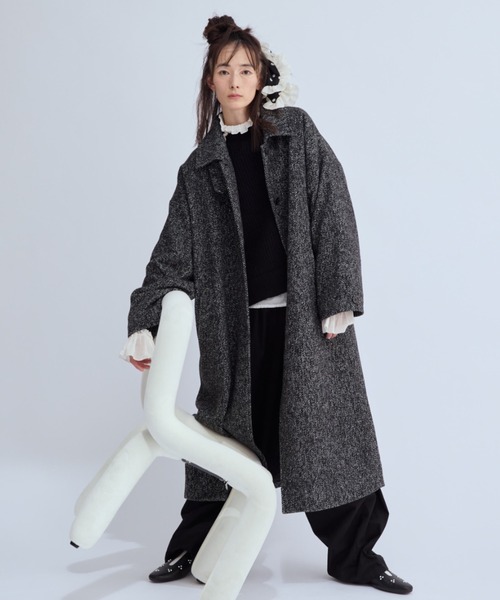 Libra Cue（リブラ キュー）の「ドットスクエアシュシュ（シュシュ・レディース・アイボリー/ブラック・FREE）」の15枚目の写真