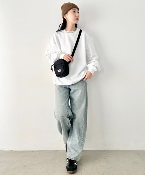 THE NORTH FACE(ザノースフェイス)の「THE NORTH FACE(ザ・ノースフェイス)/長さ調整可能 軽量 ワンポイント ショルダー クロス ミニバッグ/STANDARD CROSS BAG S(ショルダーバッグ・レディース・クリーム/ブラック/ブラウン/レッド・FREE)」の20枚目の写真