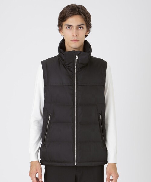 BLACK LABEL CRESTBRIDGE（ブラックレーベル・クレストブリッジ）の「【10th ANNIVERSARY】LIMONTAナイロンシャドーチェックダウン（ブルゾン・メンズ・ブラック・L/M/XL）」の9枚目の写真