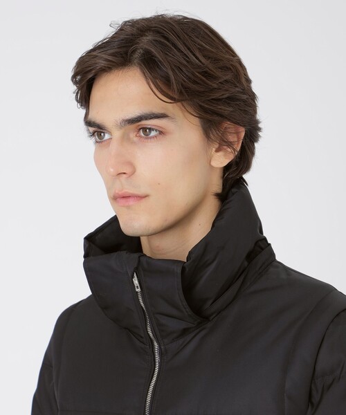 BLACK LABEL CRESTBRIDGE（ブラックレーベル・クレストブリッジ）の「【10th ANNIVERSARY】LIMONTAナイロンシャドーチェックダウン（ブルゾン・メンズ・ブラック・L/M/XL）」の7枚目の写真