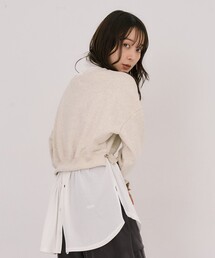 UNITED TOKYO | レイヤードスウェットプルオーバー(スウェット)