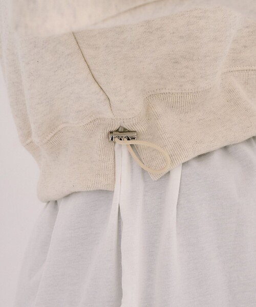 UNITED TOKYO(ユナイテッドトウキョウ)の「レイヤードスウェットプルオーバー(スウェット・レディース・ブラック/アイボリー・FREE)」の11枚目の写真