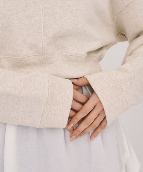 UNITED TOKYO(ユナイテッドトウキョウ)の「レイヤードスウェットプルオーバー(スウェット・レディース・ブラック/アイボリー・FREE)」の14枚目の写真