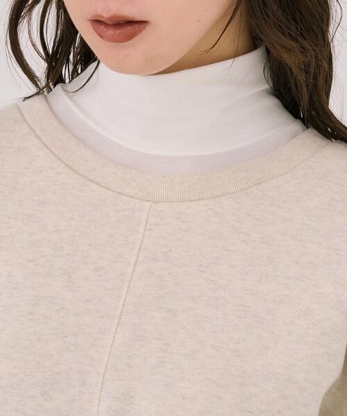 UNITED TOKYO(ユナイテッドトウキョウ)の「レイヤードスウェットプルオーバー(スウェット・レディース・ブラック/アイボリー・FREE)」の15枚目の写真