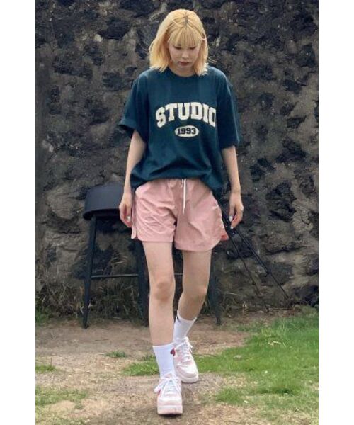 1993STUDIO(1993スタジオ)の「スタジオアーチロゴTシャツ_グリーン(Tシャツ/カットソー・レディース・その他・SMALL/MEDIUM/LARGE)」の10枚目の写真