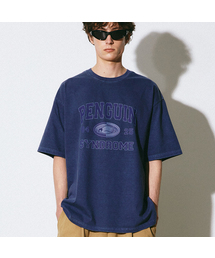 ペンギンシンドローム ピグメント 半袖Tシャツ ダイブブルー