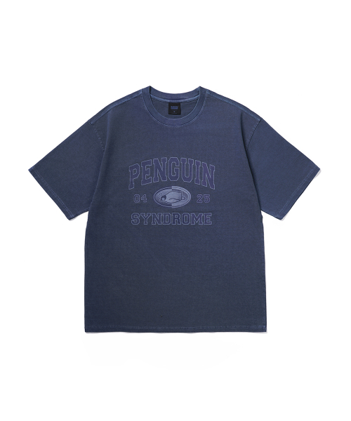 GAKKAI UNIONS（ガッカイユニオンズ）の「ペンギンシンドローム ピグメント 半袖Tシャツ ダイブブルー（Tシャツ/カットソー・レディース・その他・LARGE/MEDIUM）」の2枚目の写真