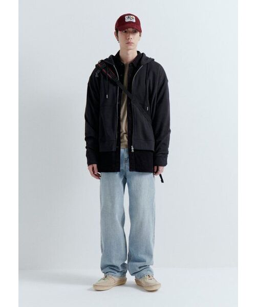MUSINSA STANDARD（ムシンサスタンダード）の「ルーズストレートデニムパンツ[スカイブルー]（デニムパンツ・メンズ・その他・32/30/31/26/27/28/29）」の15枚目の写真