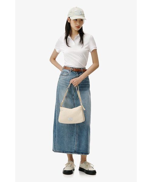 MUSINSA STANDARD WOMAN（ムシンサスタンダードウーマン）の「ウィメンズデニムマキシスカート[ミディアムインディゴ]（スカート・レディース・その他・SMALL/MEDIUM/LARGE/X-SMALL）」の21枚目の写真
