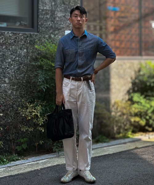 MUSINSA STANDARD(ムシンサスタンダード)の「ストレートデニムパンツ【クリーム】(デニムパンツ・メンズ・その他・29/30/31/33/26/27/28/40/38/42/36/34/32)」の22枚目の写真