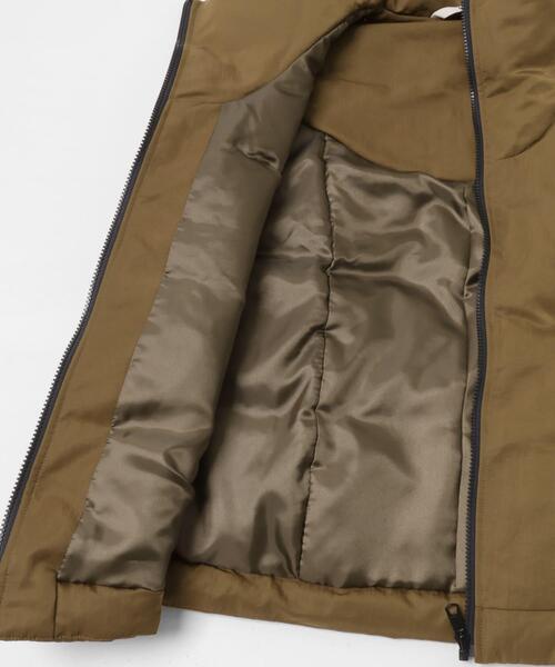 THE GOODLAND MARKET（ザグッドランドマーケット）の「cwtch　HIGHNECK VEST（ダウンベスト・レディース・ブラック/ベージュ・FREE）」の11枚目の写真