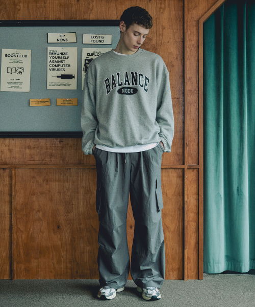NODU（ノードユー）の「カーゴタックストリングワイドパンツ[チャコール]（その他パンツ・レディース・その他・SMALL/LARGE/MEDIUM）」の3枚目の写真