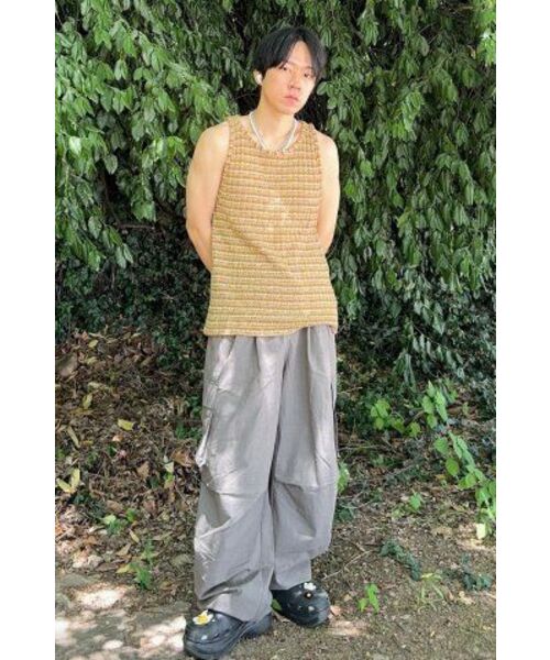 NODU（ノードユー）の「カーゴタックストリングワイドパンツ[チャコール]（その他パンツ・レディース・その他・SMALL/LARGE/MEDIUM）」の18枚目の写真