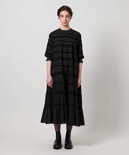 Pheeta（フィータ）の「＜Pheeta＞Billie  ロングワンピース/014C-21（ワンピース・レディース・ブラック・1/2）」の4枚目の写真