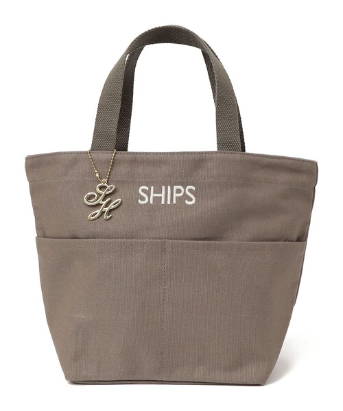 SHIPS（シップス）の「チャーム付き ポケット トート バッグ（トートバッグ・レディース・グレー/ブラック/ダークグレー・ONE SIZE）」の15枚目の写真