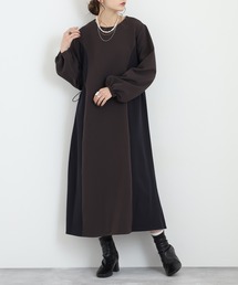Anna Nicola 脇配色切替ワンピース