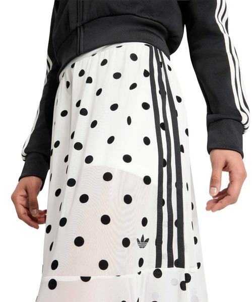 atmos（アトモス）の「adidas SHEER POLKA DOTS SKIRT / アディダス スカート（スカート・レディース・ホワイト・L/M/S）」の4枚目の写真