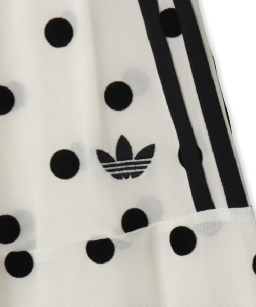 atmos（アトモス）の「adidas SHEER POLKA DOTS SKIRT / アディダス スカート（スカート・レディース・ホワイト・L/M/S）」の3枚目の写真