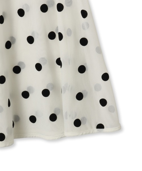 atmos（アトモス）の「adidas SHEER POLKA DOTS SKIRT / アディダス スカート（スカート・レディース・ホワイト・L/M/S）」の5枚目の写真