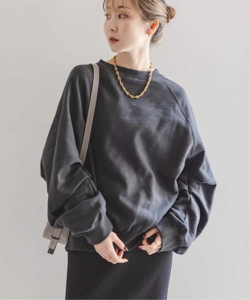 COGTHEBIGSMOKE（コグザビッグスモーク）の「《追加3》COG THE BIGSMOKE/コグザビッグスモーク LEILA WIDE CUFF SWEAT（スウェット・レディース・ライトグレー/チャコールグレー・FREE）」の7枚目の写真