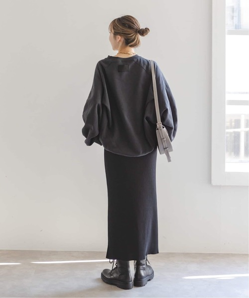 COGTHEBIGSMOKE（コグザビッグスモーク）の「《追加3》COG THE BIGSMOKE/コグザビッグスモーク LEILA WIDE CUFF SWEAT（スウェット・レディース・ライトグレー/チャコールグレー・FREE）」の12枚目の写真