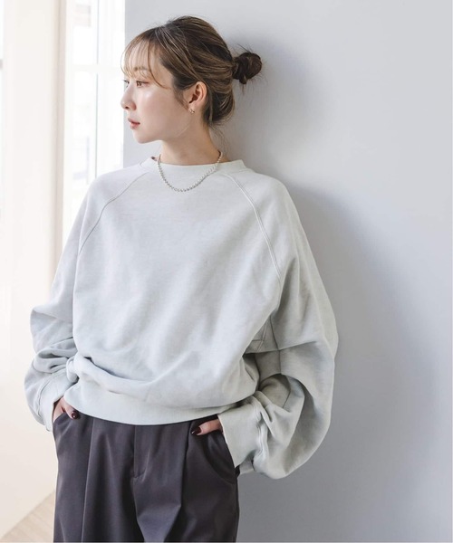 COGTHEBIGSMOKE（コグザビッグスモーク）の「《追加3》COG THE BIGSMOKE/コグザビッグスモーク LEILA WIDE CUFF SWEAT（スウェット・レディース・ライトグレー/チャコールグレー・FREE）」の14枚目の写真