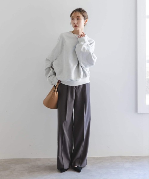 COGTHEBIGSMOKE（コグザビッグスモーク）の「《追加3》COG THE BIGSMOKE/コグザビッグスモーク LEILA WIDE CUFF SWEAT（スウェット・レディース・ライトグレー/チャコールグレー・FREE）」の15枚目の写真
