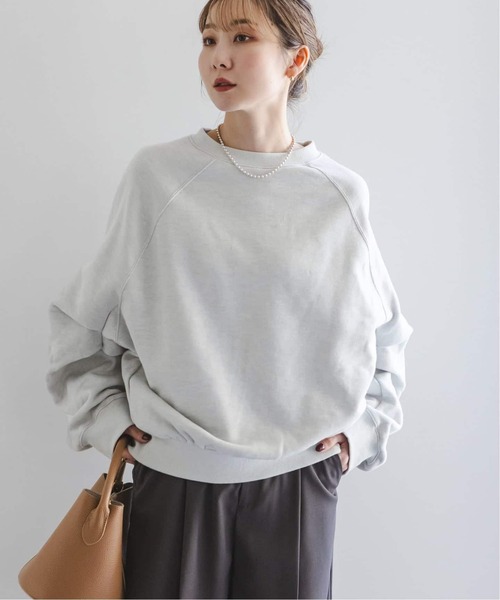 COGTHEBIGSMOKE（コグザビッグスモーク）の「《追加3》COG THE BIGSMOKE/コグザビッグスモーク LEILA WIDE CUFF SWEAT（スウェット・レディース・ライトグレー/チャコールグレー・FREE）」の17枚目の写真