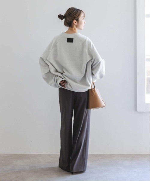 COGTHEBIGSMOKE（コグザビッグスモーク）の「《追加3》COG THE BIGSMOKE/コグザビッグスモーク LEILA WIDE CUFF SWEAT（スウェット・レディース・ライトグレー/チャコールグレー・FREE）」の22枚目の写真