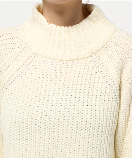 RODEO CROWNS WIDE BOWL（ロデオクラウンズワイドボウル）の「ウネウネ ニット（ニット/セーター・レディース・トップグレー/オフホワイト/ブラウン・SMALL/MEDIUM）」の5枚目の写真