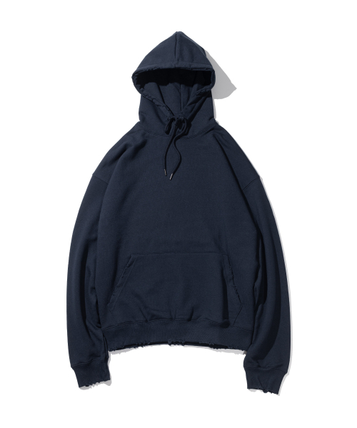 MASSNOUN(マスノウン)の「ディストロイドフードパーカー MFHHD005-NV(パーカー・レディース・その他・LARGE/MEDIUM)」の1枚目の写真