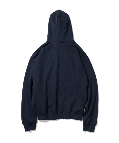MASSNOUN(マスノウン)の「ディストロイドフードパーカー MFHHD005-NV(パーカー・レディース・その他・LARGE/MEDIUM)」の2枚目の写真