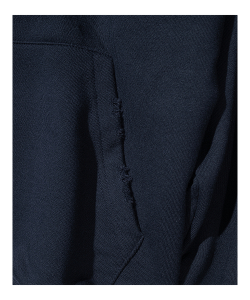 MASSNOUN(マスノウン)の「ディストロイドフードパーカー MFHHD005-NV(パーカー・レディース・その他・LARGE/MEDIUM)」の5枚目の写真