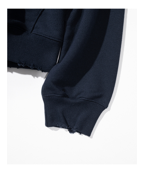 MASSNOUN(マスノウン)の「ディストロイドフードパーカー MFHHD005-NV(パーカー・レディース・その他・LARGE/MEDIUM)」の6枚目の写真
