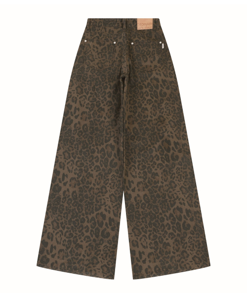ORDINARY HOLIDAY（オーディナリー ホリデー）の「LEOPARD WIDE PANTS [BROWN]（その他パンツ・レディース・その他・SMALL/MEDIUM）」の3枚目の写真