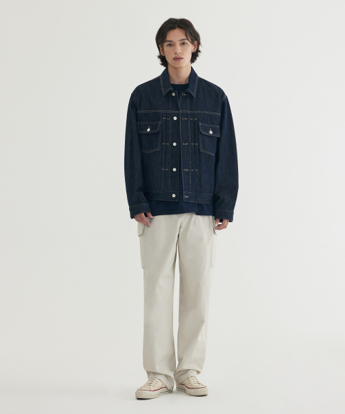 COVERNAT(カバーナット)の「ワンウォッシュデニムジャケット(デニムジャケット・メンズ・その他・SMALL/MEDIUM/LARGE/X-LARGE)」の4枚目の写真