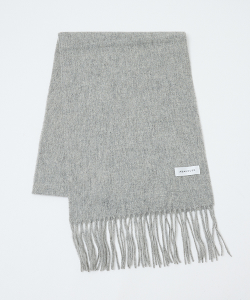 アバハウス（ABAHOUSE）/ウール×カシミヤ フリンジ マフラー / ON・OFF兼用 ウール×カシミヤ フリンジ マフラー / ON・OFF兼用（マフラー