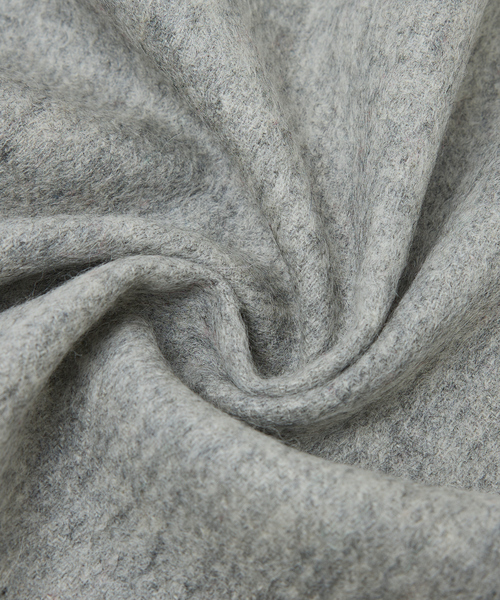 ABAHOUSE(アバハウス)の「ウール×カシミヤ フリンジ マフラー / ON・OFF兼用(マフラー・メンズ・ブラック/ワイン/ライトブラウン/ライトグレー・フリー)」の9枚目の写真