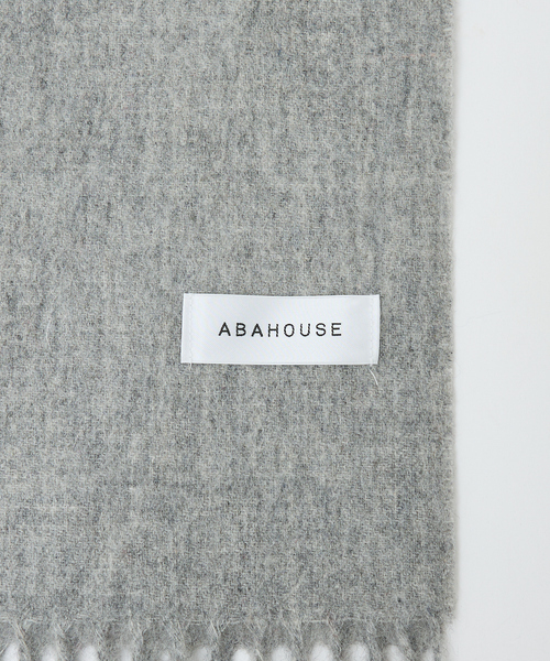 ABAHOUSE(アバハウス)の「ウール×カシミヤ フリンジ マフラー / ON・OFF兼用(マフラー・メンズ・ブラック/ワイン/ライトブラウン/ライトグレー・フリー)」の11枚目の写真