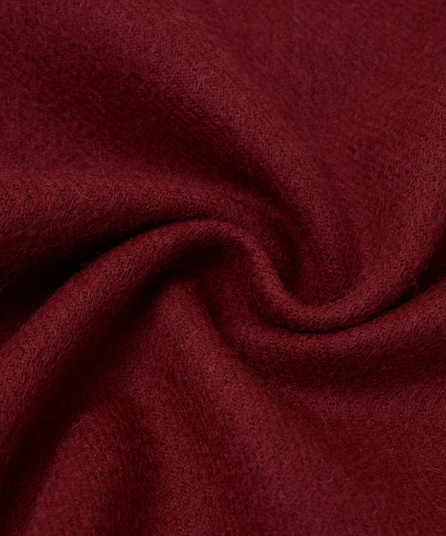 ABAHOUSE(アバハウス)の「ウール×カシミヤ フリンジ マフラー / ON・OFF兼用(マフラー・メンズ・ブラック/ワイン/ライトブラウン/ライトグレー・フリー)」の12枚目の写真