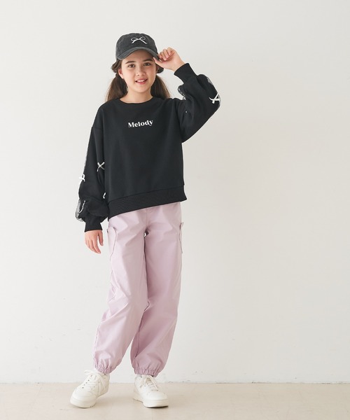 coca(coca)(コカ)の「キッズ サイドハートポケットジョガーパンツ(スウェットパンツ・キッズ・ピンク/チャコール・120/130/140/150)」の9枚目の写真