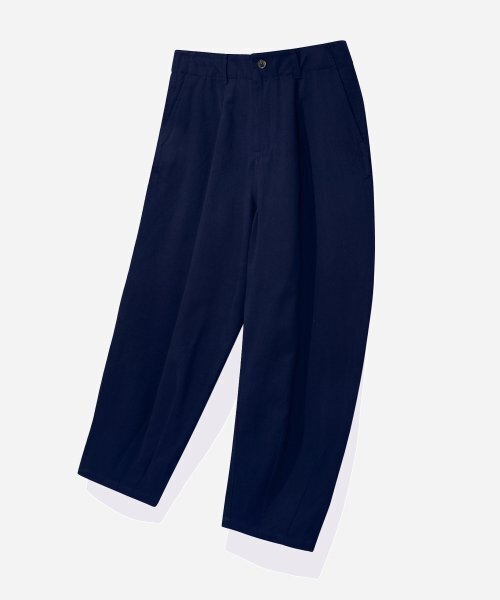 YALE(イェール)の「バルーンフィットウォッシングチノパンツネイビー(その他パンツ・レディース・その他・LARGE/MEDIUM/SMALL/X-LARGE)」の1枚目の写真