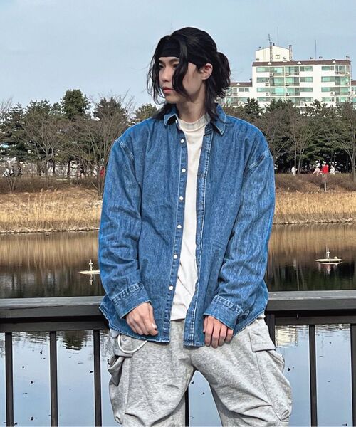 THE MILE（ザマイル）の「エムエルデニムボーイシャツ[ライトブルー]（シャツ/ブラウス・メンズ・その他・LARGE/MEDIUM）」の5枚目の写真