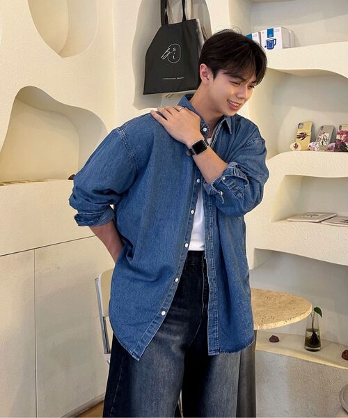 THE MILE（ザマイル）の「エムエルデニムボーイシャツ[ライトブルー]（シャツ/ブラウス・メンズ・その他・LARGE/MEDIUM）」の10枚目の写真
